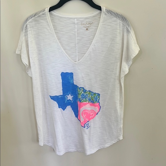 Lilly Pulitzer Tops - Lilly Pulitzer Graphic Tee with Texas Print